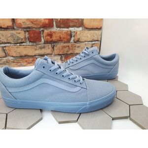 Vans Old Skool Pastel Mono Dusty Blue Monochromatic Light Unc Knu Men Sz 9.5